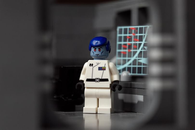 Custom Classic Style Grand Admiral Ron Minifigure