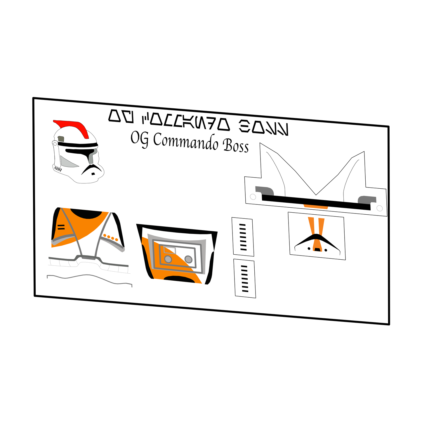 OG COMMANDO BOSS DECAL