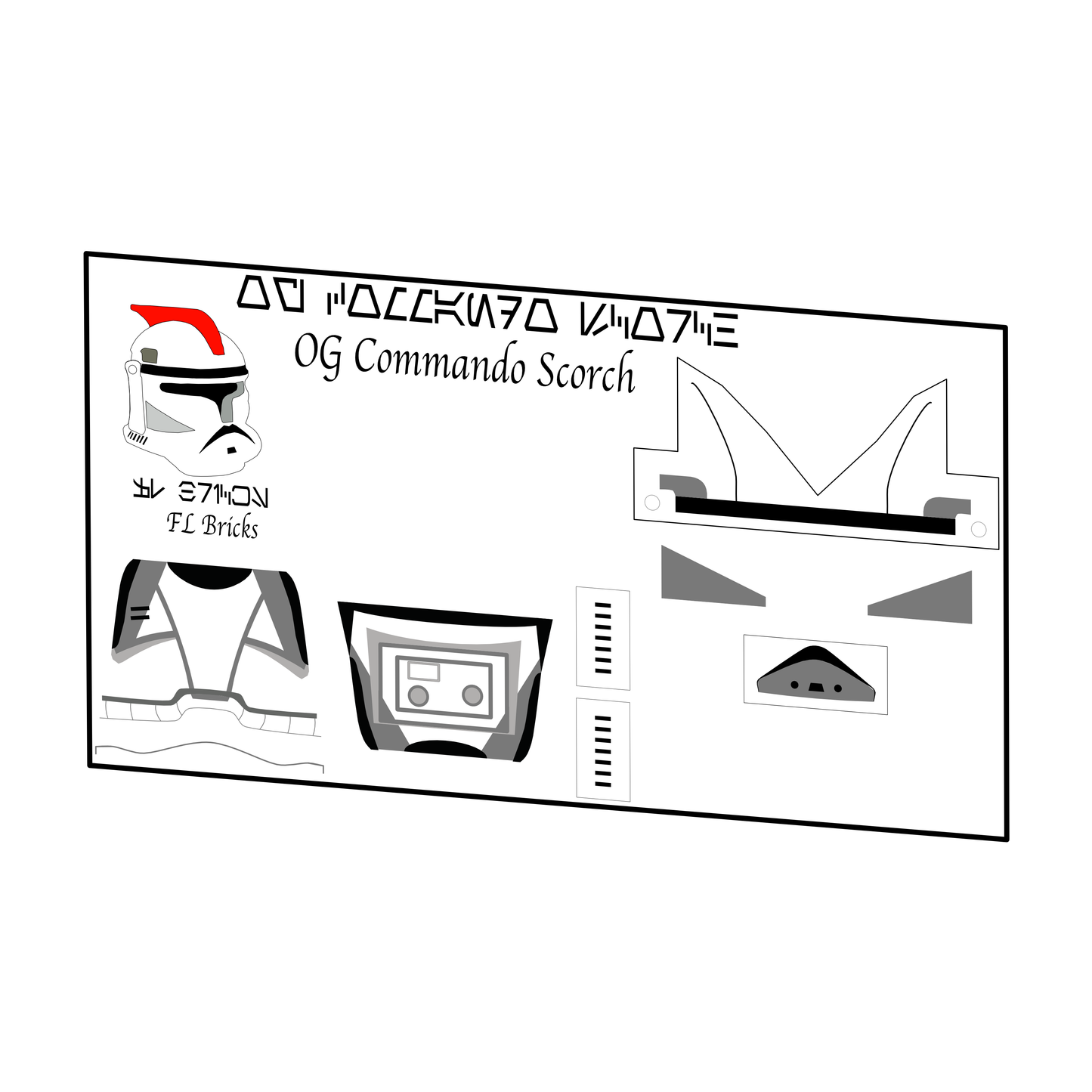 OG COMMANDO SCORCH DECAL