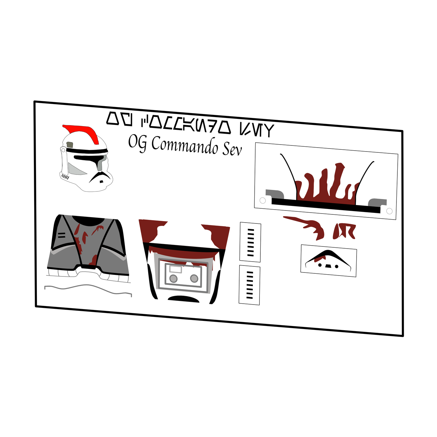 OG COMMANDO SEV DECAL