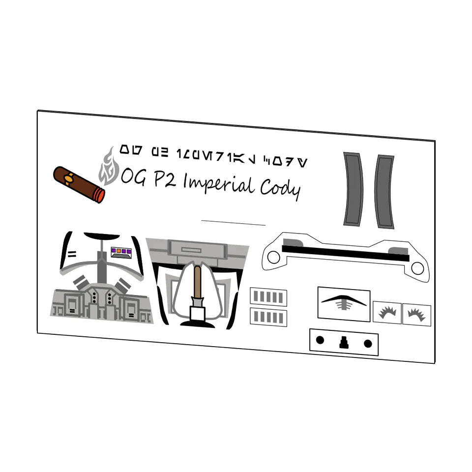 OGP2 IMPERIAL CODY DECAL