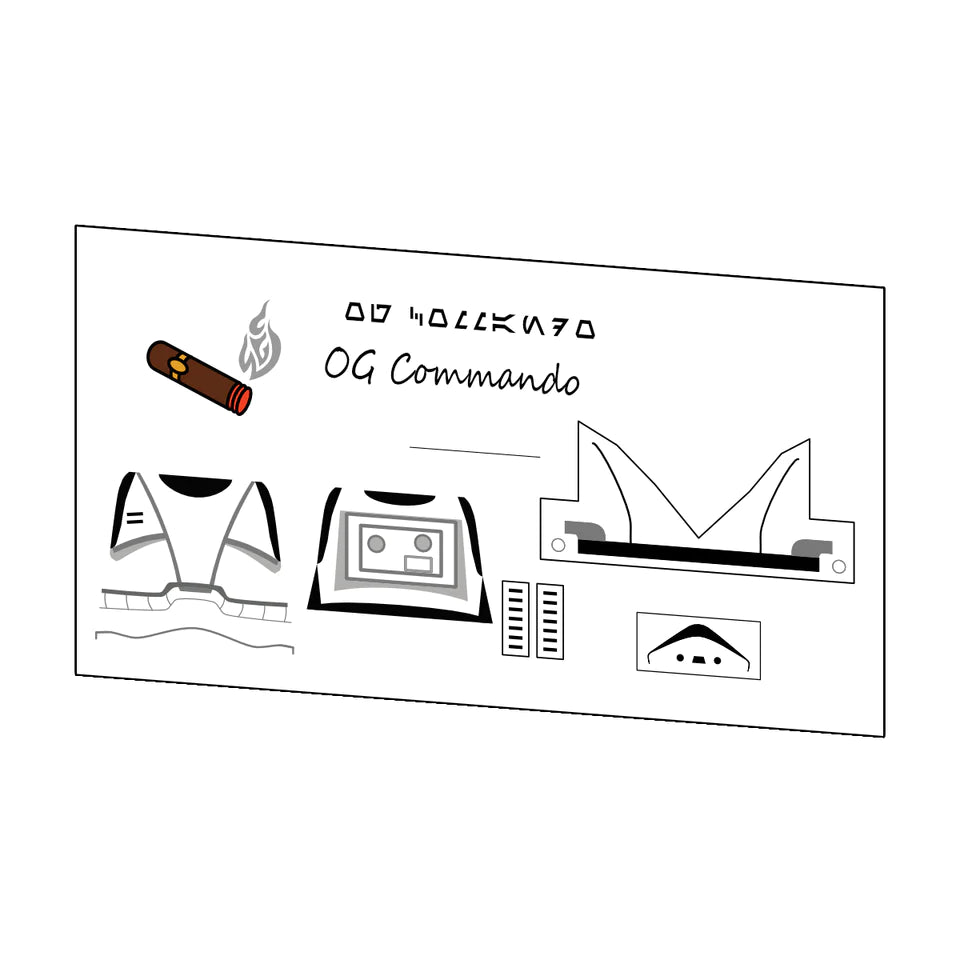 OG COMMANDO DECAL