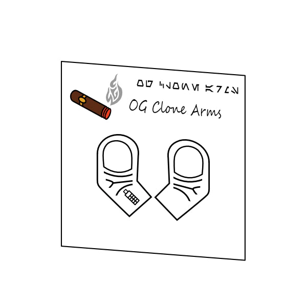 OG CLONE ARMS DECAL