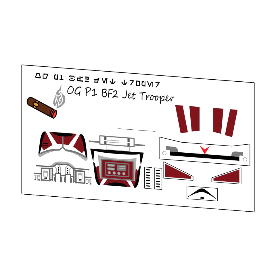 OGP1 BF2 JET TROOPER DECAL