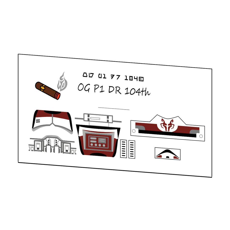 OGP1 DR 104TH DECAL