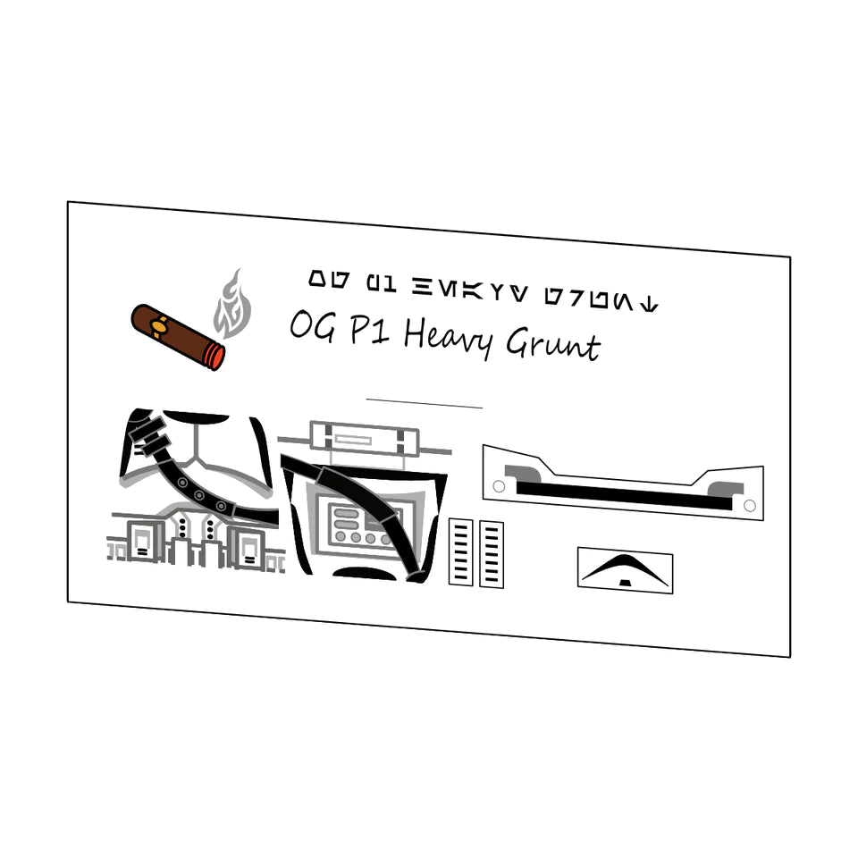 OGP1 HEAVY GRUNT DECAL