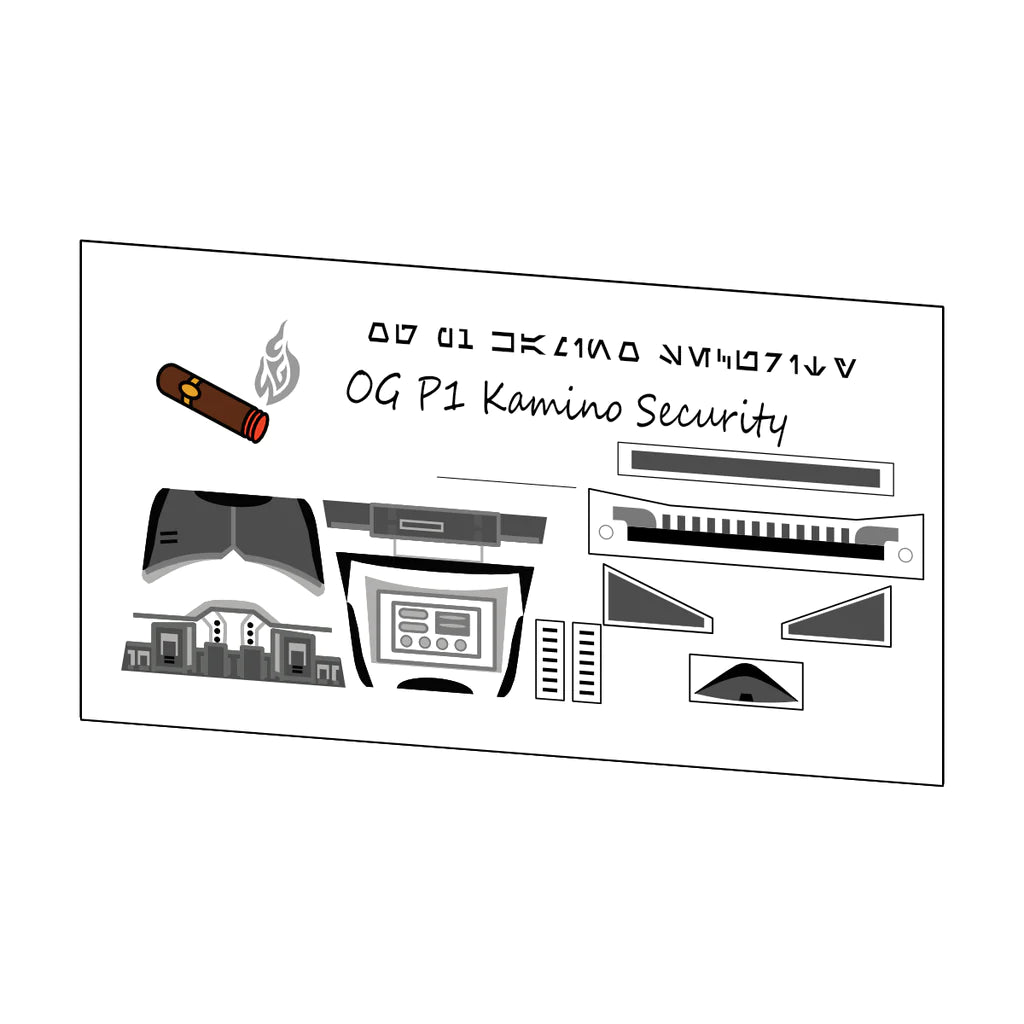 OGP1 KAMINO SECURITY GUARD DECAL