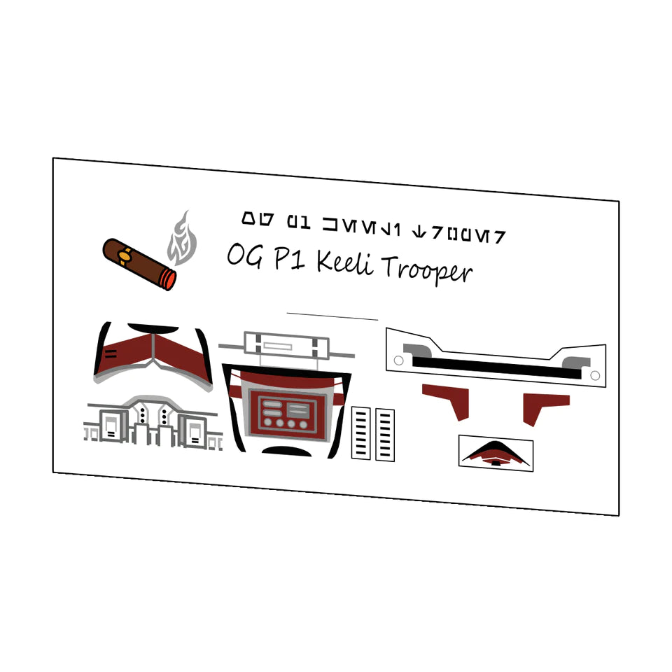 OGP1 KEELI TROOPER DECAL