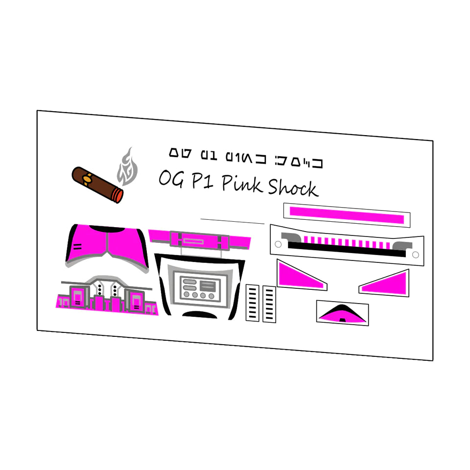 OGP1 PINK SHOCK DECAL