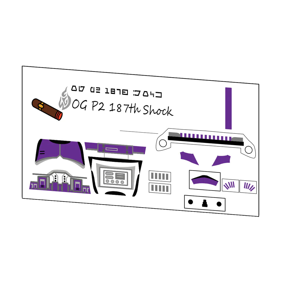 OGP2 187TH SHOCK DECAL