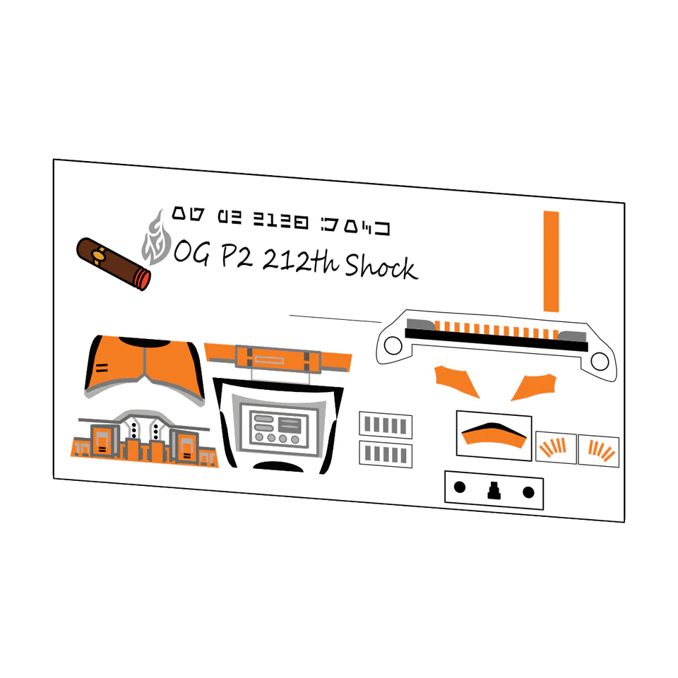 OGP2 212TH SHOCK DECAL