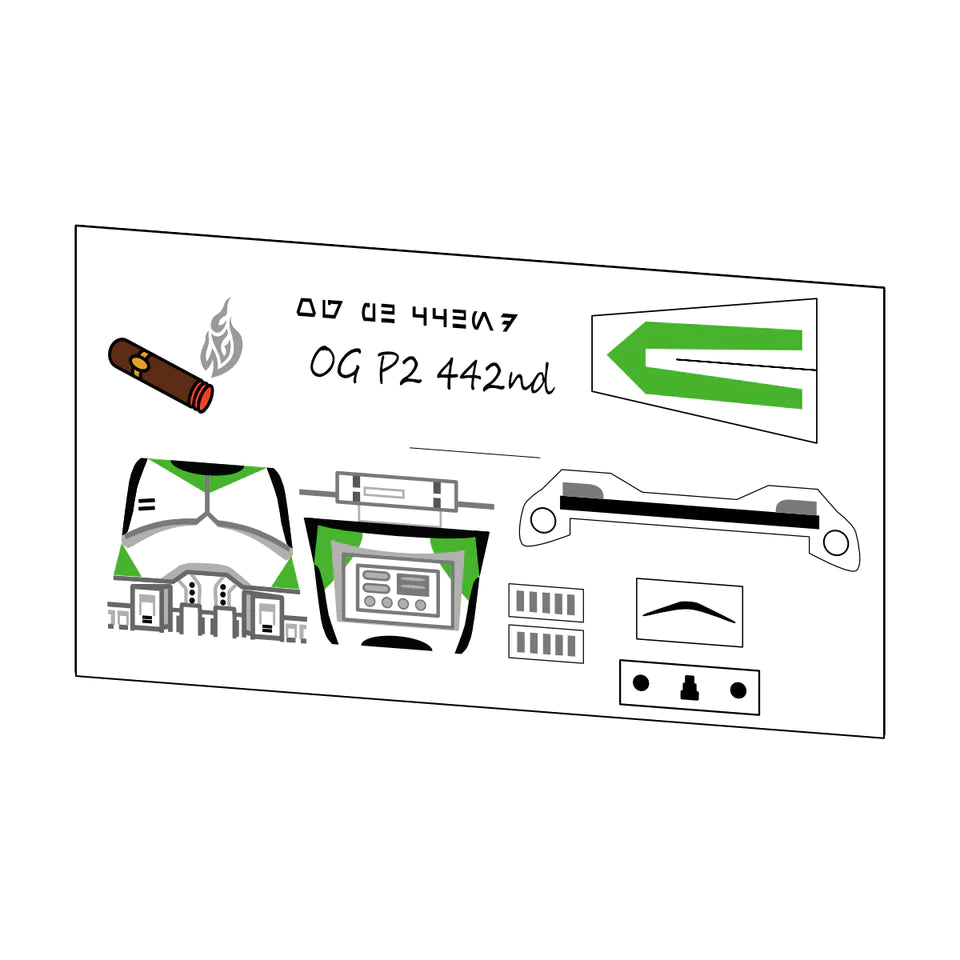 OGP2 442ND DECAL
