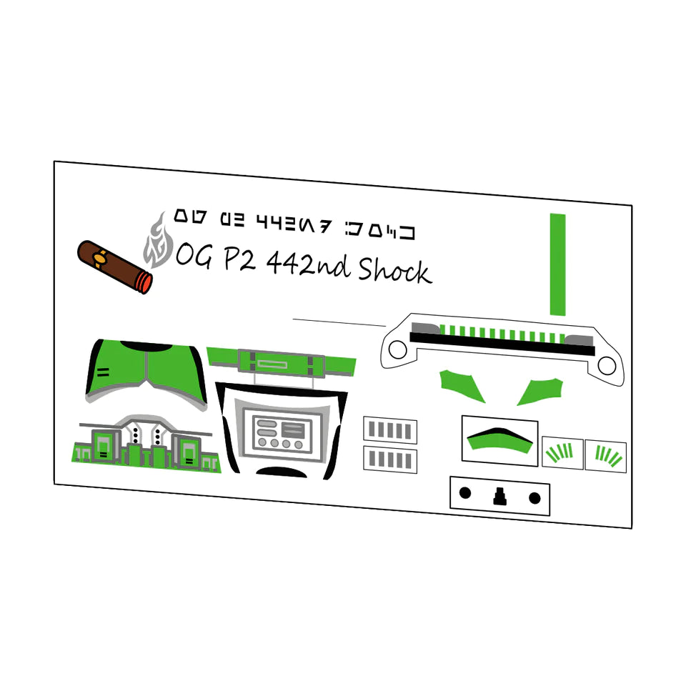 OGP2 442ND SHOCK DECAL
