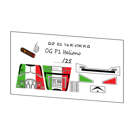 OGP1 ITALIANO DECAL (LIMITED EDITION)